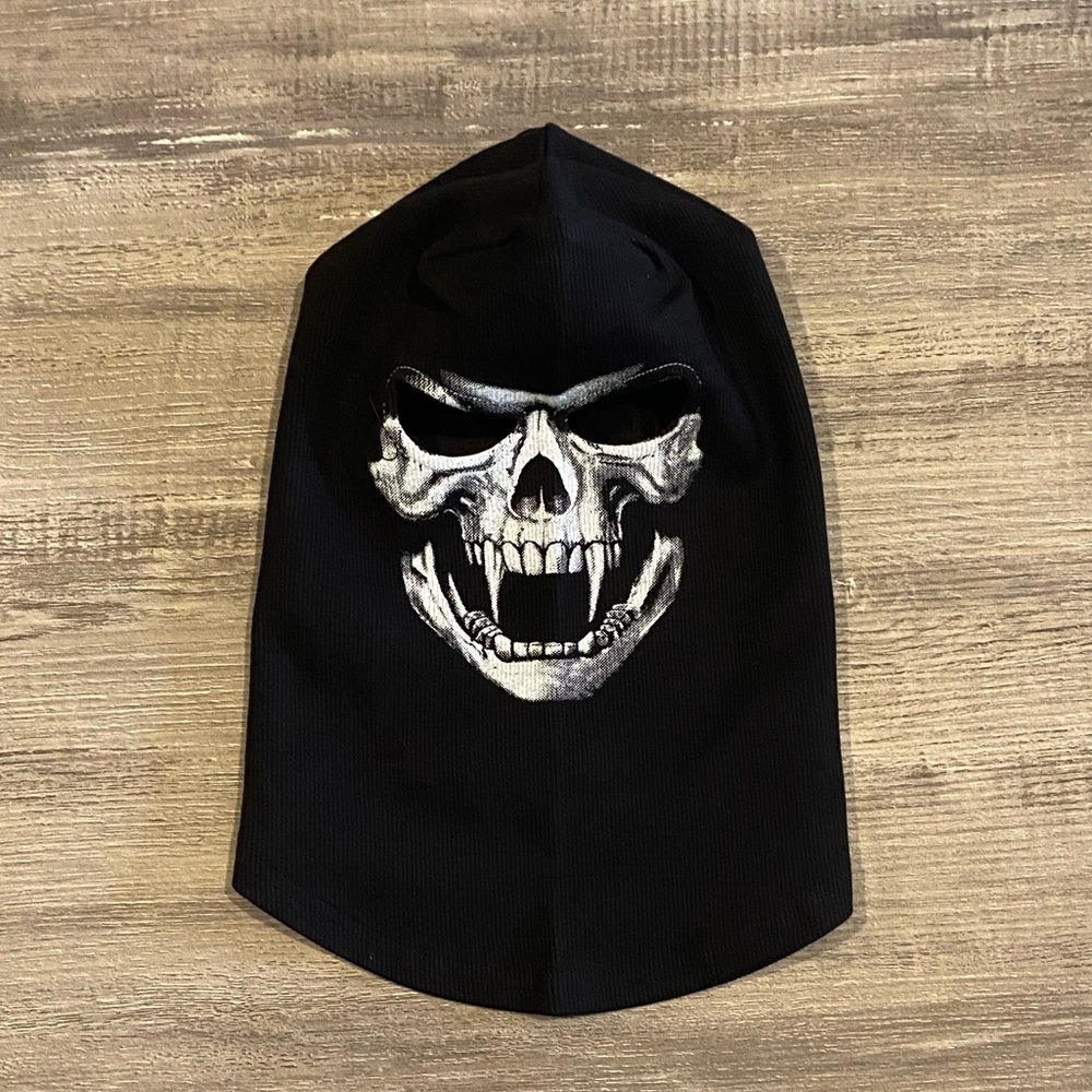 Skeleton Skull Ghost full face mask for Halloween - Picture 2 of 11